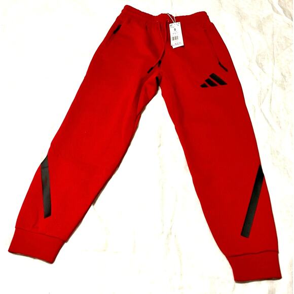 Adidas Activewear Z.N.E. Men's Size S red Tapered Leg Track Jogger Pants JF6542 - Picture 6 of 11
